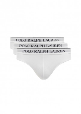 ΑΝΔΡΙΚΑ ΕΣΩΡΟΥΧΑ POLO RALPH LAUREN LOW RISE BRIEF 3 ΤΜΧ ΛΕΥΚΟ