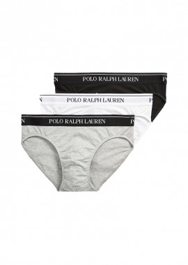 POLO RALPH LAUREN - ΑΝΔΡΙΚΑ ΕΣΩΡΟΥΧΑ POLO RALPH LAUREN LOW RISE BRIEF 3 ΤΜΧ ΠΟΛΥΧΡΩΜΟ