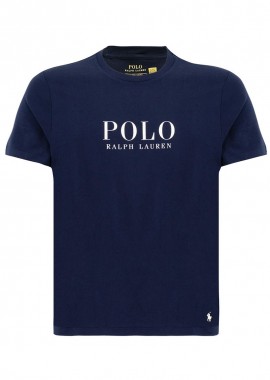 POLO RALPH LAUREN - ΑΝΔΡΙΚΟ T-SHIRT POLO RALPH LAUREN CREW ΚΟΝΤΟΜΑΝΙΚΟ ΜΠΛΕ