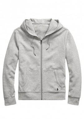 ΑΝΔΡΙΚΗ ΖΑΚΕΤΑ POLO RALPH LAUREN HOODIE ΓΚΡΙ
