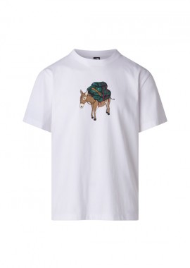 ΑΝΔΡΙΚΟ T-SHIRT THE NORTH FACE DONKEY TAXI ΚΟΝΤΟΜΑΝΙΚΟ ΛΕΥΚΟ