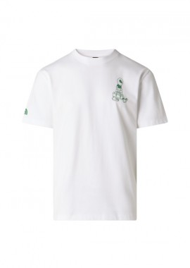 ΑΝΔΡΙΚΟ T-SHIRT THE NORTH FACE ALIEN ΚΟΝΤΟΜΑΝΙΚΟ ΛΕΥΚΟ