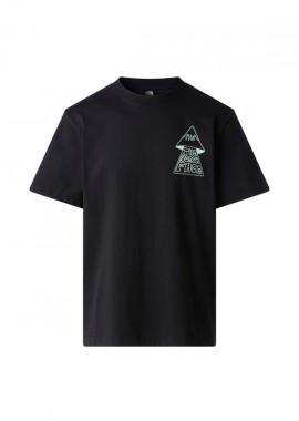 ΑΝΔΡΙΚΟ T-SHIRT THE NORTH FACE MOUNTAIN PLAY ΚΟΝΤΟΜΑΝΙΚΟ ΜΑΥΡΟ