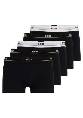 ΑΝΔΡΙΚΟ ΕΣΩΡΟΥΧΟ BOSS TRUNK ESSENTIAL 5 ΤΜΧ ΜΑΥΡΟ