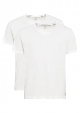CAMEL ACTIVE - ΑΝΔΡΙΚΟ ΕΣΩΡΟΥΧΟ Τ-SHIRT ΜΕ V-ΛΑΙΜΟΚΟΨΗ ΣΕΤ 2 ΤΜΧ ΛΕΥΚΟ