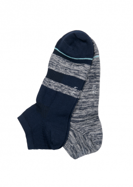 CAMEL ACTIVE - ΑΝΔΡΙΚΕΣ ΚΑΛΤΣΕΣ CAMEL ACTIVE 2-PACK SNEAKER MOULINE ΣΚΟΥΡΟ ΜΠΛΕ