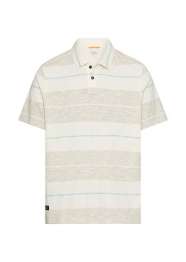 ΑΝΔΡΙΚΗ POLO ΜΠΛΟΥΖΑ CAMEL ACTIVE ΚΟΝΤΟΜΑΝΙΚΗ JERSEY ΡΙΓΕ ΜΠΕΖ