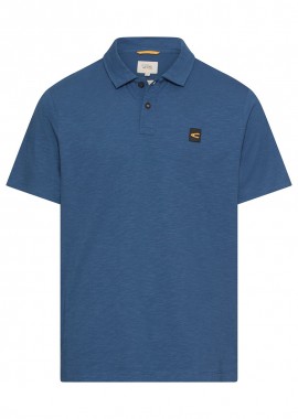 ΑΝΔΡΙΚΗ POLO ΜΠΛΟΥΖΑ CAMEL ACTIVE ΚΟΝΤΟΜΑΝΙΚΗ JERSEY ΜΠΛΕ