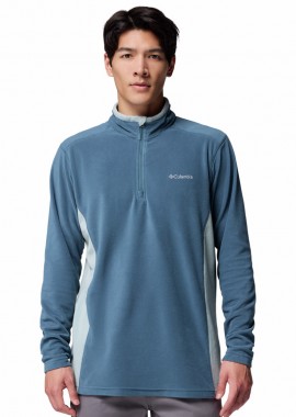 COLUMBIA - ΑΝΔΡΙΚΗ ΜΠΛΟΥΖΑ KLAMATH RANGE™ II HALF ZIP FLEECE COLUMBIA ΚΑΝΟΝΙΚΗ ΓΡΑΜΜΗ ΜΠΛΕ