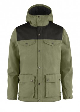 ΑΝΔΡΙΚΟ ΜΠΟΥΦΑΝ GREENLAND WINTER FJALLRAVEN ΚΑΝΟΝΙΚΗ ΓΡΑΜΜΗ ΠΡΑΣΙΝΟ/ΣΚΟΥΡΟ ΓΚΡΙ