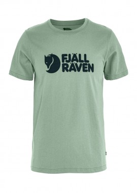 ΑΝΔΡΙΚΟ T-SHIRT FJALLRAVEN LOGO ΜΕ ΤΥΠΩΜΑ ΠΡΑΣΙΝΟ
