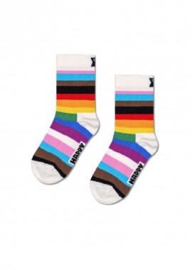 ΠΑΙΔΙΚΕΣ ΚΑΛΤΣΕΣ PRIDE STRIPE HAPPY SOCKS ΠΟΛΥΧΡΩΜΟ