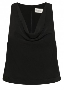 ΓΥΝΑΙΚΕΙΑ ΜΠΛΟΥΖΑ MWMille Waterfall MY ESSENTIAL AMANIKH ΜΑΥΡΟ