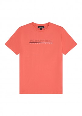 ΑΝΔΡΙΚΟ T-SHIRT NAUTICA ΚΟΝΤΟΜΑΝΙΚΟ ΚΟΡΑΛΙ