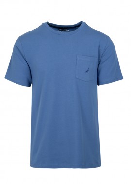 ΑΝΔΡΙΚΟ T-SHIRT NAUTICA ΚΟΝΤΟΜΑΝΙΚΟ ΜΠΛΕ