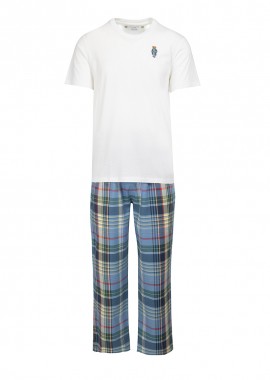 ΑΝΔΡΙΚΗ ΠΥΤΖΑΜΑ S/S SLEEP SET POLO RALPH LAUREN ΚΑΝΟΝΙΚΗ ΓΡΑΜΜΗ ΠΟΛΥΧΡΩΜΟ
