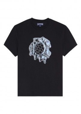 VILEBREQUIN - ΑΝΔΡΙΚΟ T-SHIRT VILEBREQUIN BUBBLE TURTLES ΜΑΥΡΟ