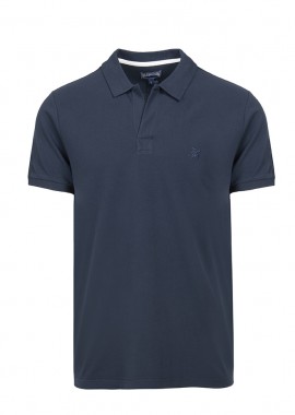 ΑΝΔΡΙΚΟ KONTOMANIKO PIQUE POLO SHIRT ΧΩΡΙΣ ΚΟΥΜΠΙΑ ΑΠΟ ΟΡΓΑΝΙΚΟ ΒΑΜΒΑΚΙ PLTH2N00 ΜΠΛΕ