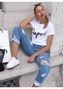 SUPER WHITE T-SHIRT
