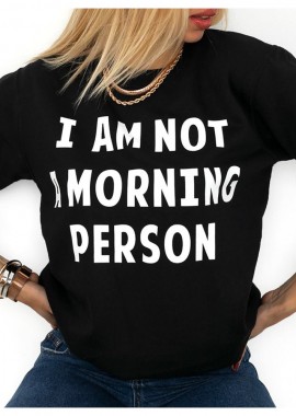 MORNING PERSON BLACK