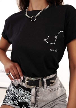 ZODIAC BLACK T-SHIRT