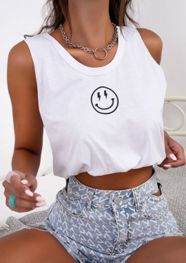 THUNDEREYE WHITE TANK TOP