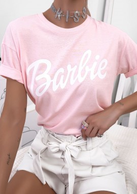 ΠΑΛ ΡΟΖ T-SHIRT BARBIE