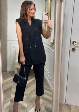 TANGY BLACK SUIT SET