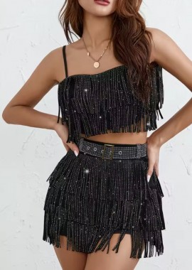 ΜΑΥΡΟ ΣΕΤ ΤΟΠ ΚΑΙ ΜΠΛΟΥΖΑ - STRASITA