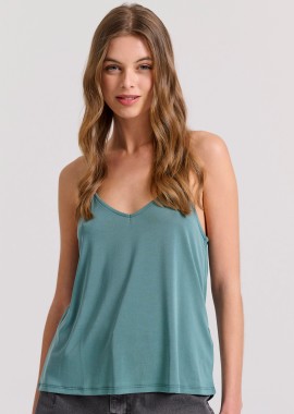 Shell top με ανοιχτή πλάτη