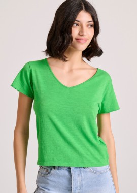 Γυναικείο t-shirt με Funky Buddha τύπωμα στην πλάτη