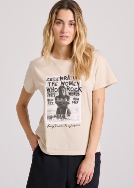 Γυναικείο t-shirt με photographic τύπωμα