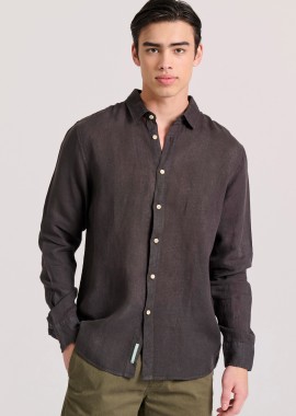 Garment dyed λινό πουκάμισο - The essentials