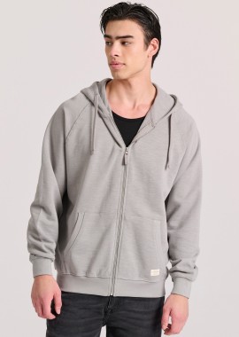 Relaxed fit φούτερ ζακέτα