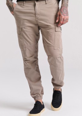 Garment dyed cargo παντελόνι