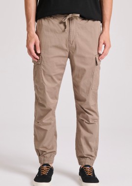 Comfort garment dyed cargo παντελόνι