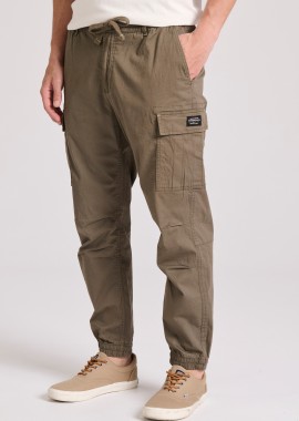 Comfort garment dyed cargo παντελόνι