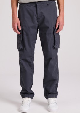 Loose tapered fit cargo παντελόνι σε ζακάρ ύφανση