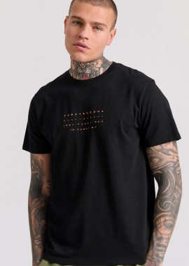 T-shirt με text artwork τύπωμα