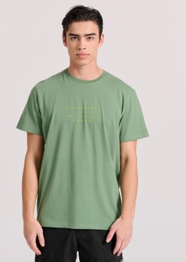 T-shirt με text artwork τύπωμα