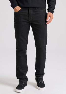 Straight fit τζιν παντελόνι