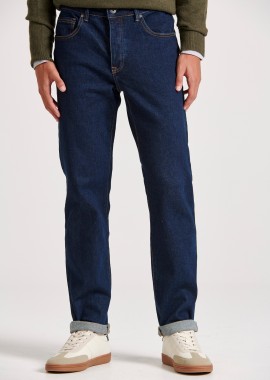 Straight fit τζιν παντελόνι με washed effects