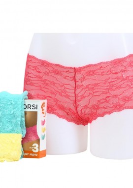 gsecret - Boxer δαντέλα 3 pack.Οικονομική συσκευασία 3 τεμαχίων. ΤΥΠΟΣ