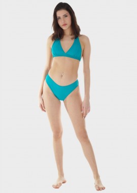 gsecret - Γυναικείο σετ μαγιό bikini μονόχρωμο αποσπώμενη επένδυση slip κανονική γραμμή.Καλύπτει B-C CUP ΠΕΤΡΟΛ