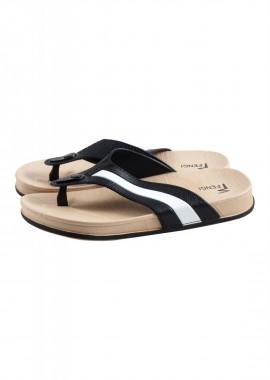 Ανδρική σαγιονάρα δίχρωμη. Summer Collection ΜΑΥΡΟ