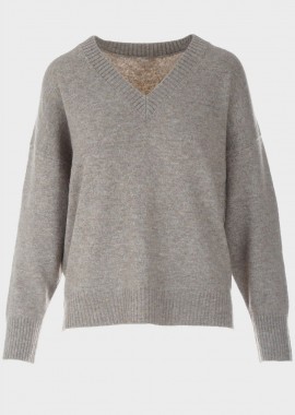 Γυναικείο πουλόβερ μονόχρωμο SAND