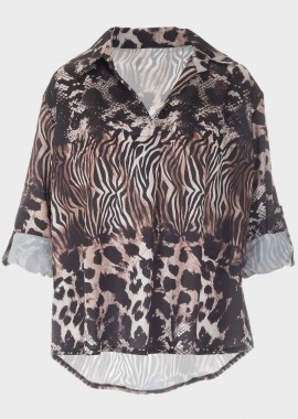 Γυναικεία μπλούζα animal print ANIMAL