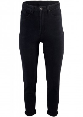 Γυναικείο ψηλόμεσο Comfi Jean. Denim Collection ΜΑΥΡΟ