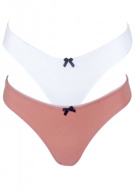 gsecret - Γυναικείο σλίπ brazilianne. Συσκευασία 2pack MULTI COLOUR