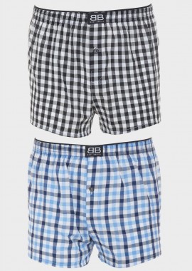gsecret - Ανδρικό boxer ποπλίνα all print .Συσκευασία 2pack MULTI COLOUR